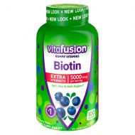 Walgreens Vitafusion Extra Strength Biotin 5000 mcg Blueberry