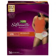 Walgreens Depend Silhouette Active Fit Incontinence Briefs for Women, Moderate Absorbency LargeXLarge Beige