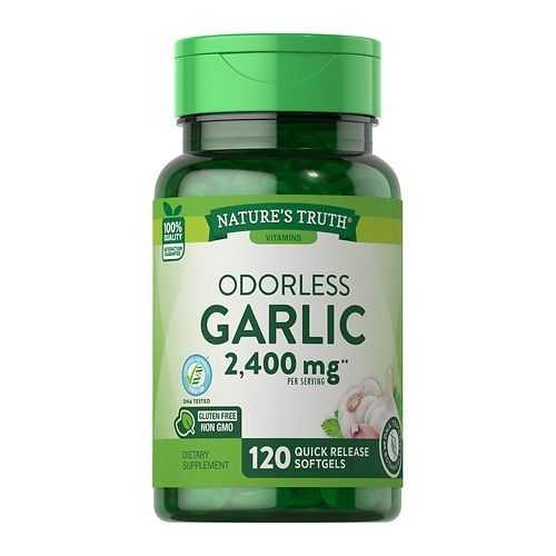 월그린 Walgreens Natures Truth High Strength Odorless Garlic 1200mg