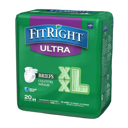 월그린 Walgreens Medline FitRight Ultra Briefs 2X-Large