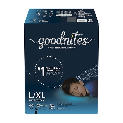 월그린 Walgreens GoodNites Bedtime Bedwetting Underwear for Boys, Size LXL