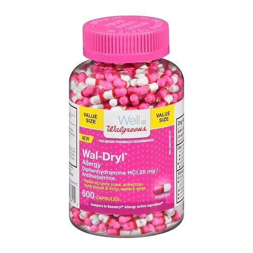월그린 Walgreens Wal-Dryl Allergy Relief Capsules