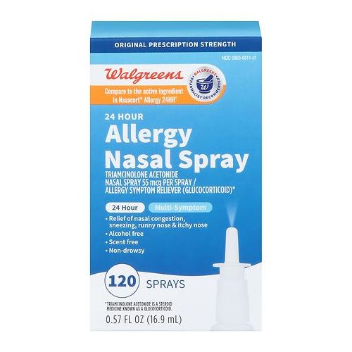 월그린 Walgreens Allergy Nasal Spray 120 Sprays