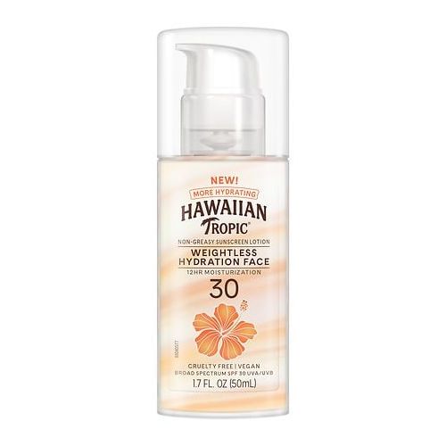 월그린 Walgreens Hawaiian Tropic Sunscreen Silk Weightless Face SPF 30
