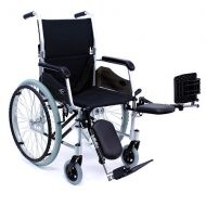 Walgreens Karman Ultra Lightweight Wheelchair with Elevating Legrest Seat 18x16 Silver