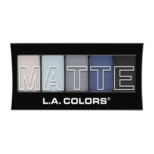 월그린 Walgreens L.A. Colors 5 - color Matte Eyeshadow,Blue Denim