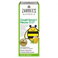 Walgreens ZarBees Naturals Childrens CoughMucus Relief Liquid Grape