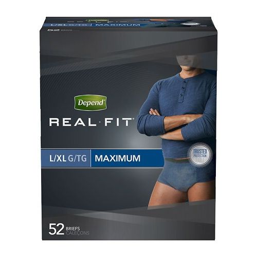 월그린 Walgreens Depend Real Fit Incontinence Underwear for Men, Maximum Absorbency, LargeXLarge