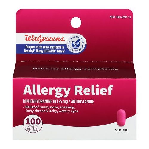 월그린 Walgreens Allergy Mini-Tabs