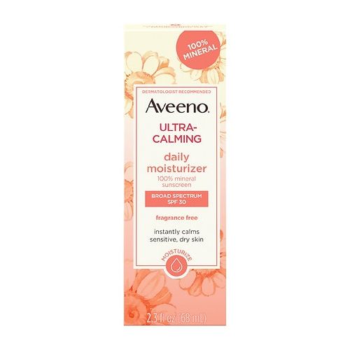월그린 Walgreens Aveeno Active Naturals Ultra Calming Daily Moisturizer SPF30 Fragrance Free