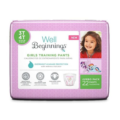 월그린 Walgreens Well Beginnings Girls Training Pants 3T4T