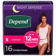 Walgreens Depend Night Defense Incontinence Overnight Underwear for Women, Small Tan