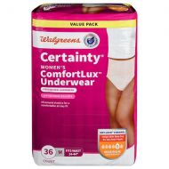 Walgreens Certainty Womens Underwear, Maximum Absorbency SmallMedium