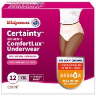Walgreens Certainty Womens Underwear, Maximum Absorbency XX-Large