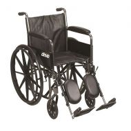 Walgreens Drive Medical Silver Sport 2 Wheelchair Black