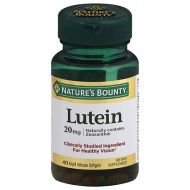 Walgreens Natures Bounty Lutein 20 mg Dietary Supplement Softgels