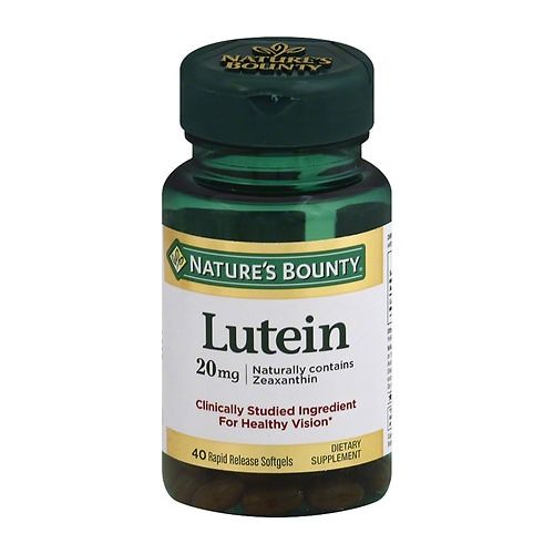 월그린 Walgreens Natures Bounty Lutein 20 mg Dietary Supplement Softgels