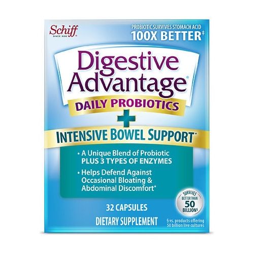 월그린 Walgreens Schiff Digestive Advantage Intensive Bowel Support Capsules