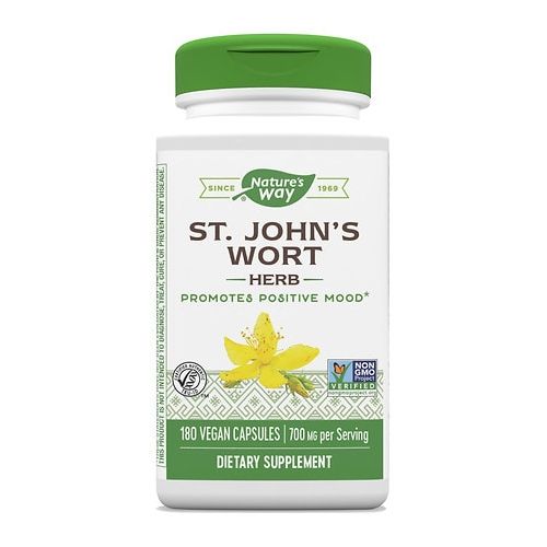 월그린 Walgreens Natures Way St. Johns Wort Herb 350 mg Dietary Supplement Capsules