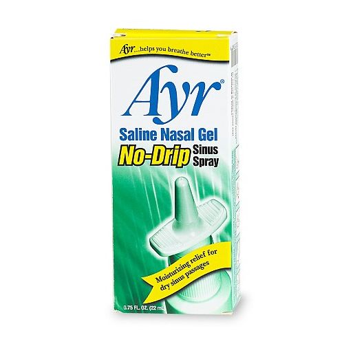 월그린 Walgreens Ayr Saline Nasal Gel, No-Drip Sinus Spray