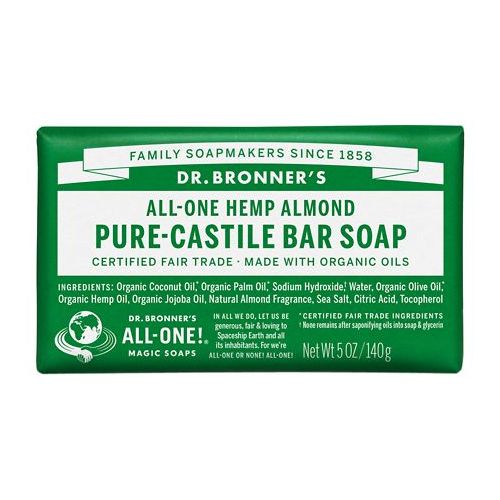 월그린 Walgreens Dr. Bronners All-One Hemp Pure-Castile Soap Bar Almond