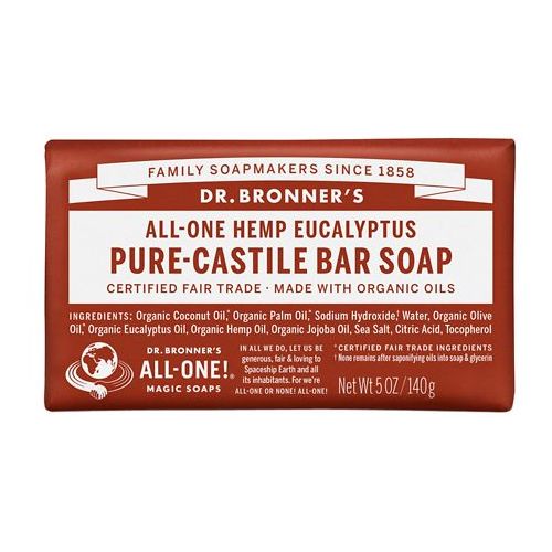월그린 Walgreens Dr. Bronners All-One Hemp Pure-Castile Soap Bar Eucalyptus
