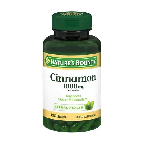 월그린 Walgreens Natures Bounty Cinnamon 1000 mg Dietary Supplement Capsules
