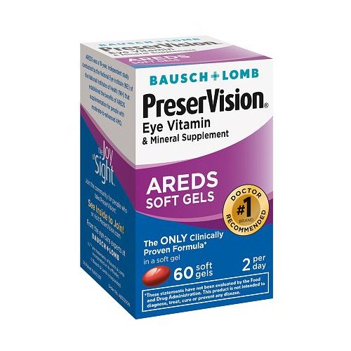 월그린 Walgreens PreserVision Eye Vitamin and Mineral Supplement, with AREDS, Softgels