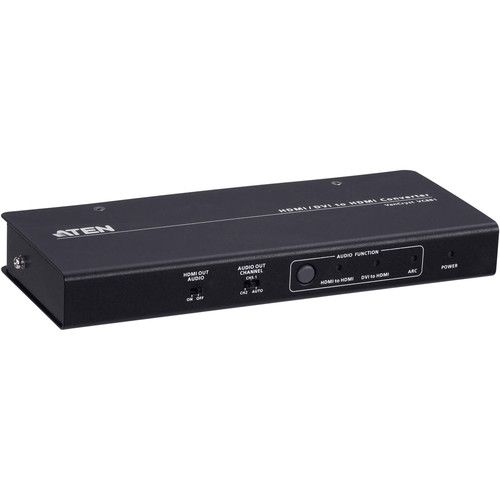 에이텐 ATEN 4K HDMI/DVI to HDMI Converter with Audio De-Embedder