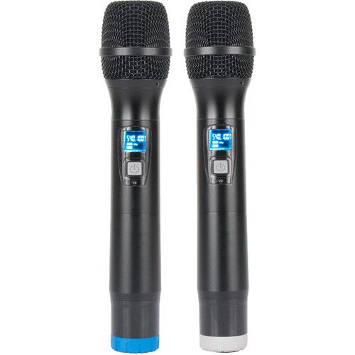  American Audio WM-219 Two-Channel UHF Wireless Handheld Microphone System