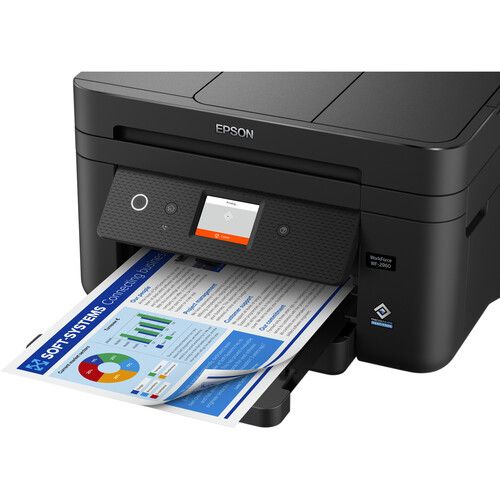 엡손 Epson WorkForce WF-2960 Wireless All-in-One Color Inkjet Printer