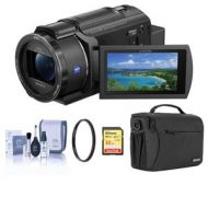 Adorama Sony FDR-AX43 Ultra HD 4K Handycam Camcorder - With Free Accessory Bundle FDR-AX43 B