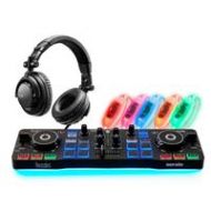 Adorama Hercules DJ Party Set, DJControl Starlight, DJ45 Headphones, 5x LED Wristbands AMS-DJ-PARTY-SET