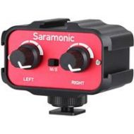 Adorama Saramonic SR-AX100 Universal Passive 2-Channel Audio Adapter SR-AX100