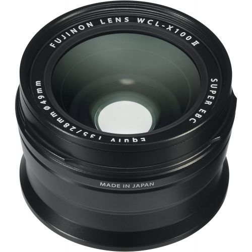 후지필름 Fujifilm Fujinon Wide Conversion Lens for X100 Series Camera, Black (WCL-X100 B II)