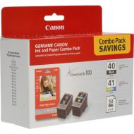 Canon PG-40 / CL-41 Ink Tank Combo Pack with GP502 Paper