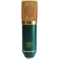 MXL V67G Large-Diaphragm Cardioid Condenser Microphone (Green with Gold Grille)