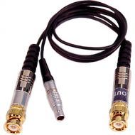 Remote Audio CATCIOBNC LEMO to In/Out BNC-Male Timecode Cable (3')