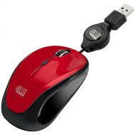 Adesso iMouse S8R USB Illuminated Retractable Mini Mouse (Red)