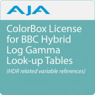 AJA BBC HLG LUTs License for ColorBox (Perpetual)