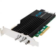 AJA Corvid 44 12G PCIe 4-Channel 12G-SDI Mini-BNC I/O Card (Short Bracket, Fan, Cables Included)