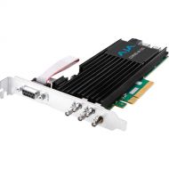 AJA Corvid 44 12G PCIe 4-Channel 12G-SDI I/O Mini-BNC Card (Tall Bracket, Fanless, No Cables)