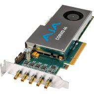 AJA Corvid 44 BNC Flexible Multi-Format I/O Card with Fan (Version 2, Short Bracket, Cables Included)