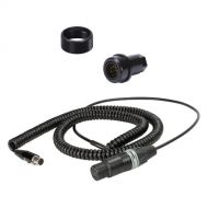 Ambient Recording Coiled Stereo Mini XLR to 5-Pin XLR Cable Set for QP550 Boompole