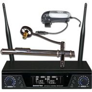 AMT Q7-Z1 Dual-Channel Q7 Receiver and Single Transmitter Wireless System for Flute (900 MHz)