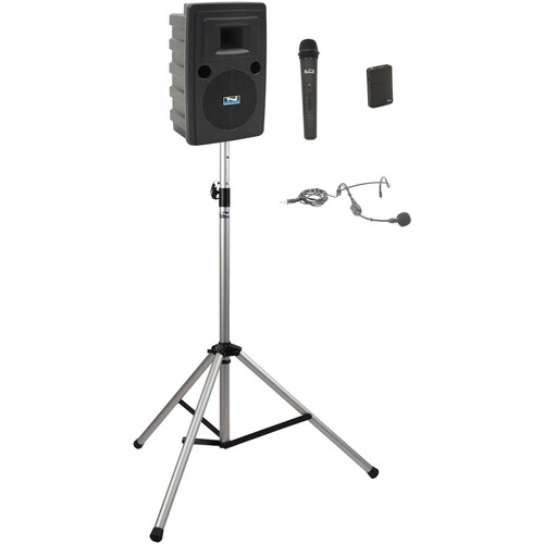 Anchor Audio Liberty System 2 with Handheld Microphone, Beltpack, Headband Mic, and Stand