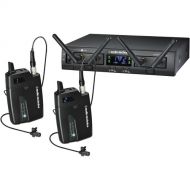 Audio-Technica ATW-1311/L System 10 PRO Dual-Channel Digital Wireless Omni Lavalier Microphone System (2.4 GHz)