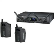 Audio-Technica ATW-1311 System 10 PRO Dual-Channel Digital Wireless Bodypack Microphone System with No Mics (2.4 GHz)