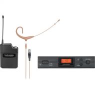 Audio-Technica ATW-2192xcTH 2000-Series Earset Wireless Microphone System (Band I: 487.125 to 506.500 MHz, Beige)