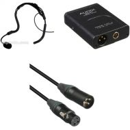 Audix HT2 Headworn Microphone with Phantom Power Supply & Adapter Kit